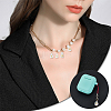 16 Sets 8 Styles ABS Plastic Imitation Pearl Pendants PALLOY-GA0004-13-6