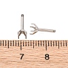 304 Stainless Steel Stud Earring Findings STAS-B091-02C-04P-3