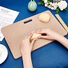 Portable Clay Wedging Board with Built-in Handle AJEW-WH0326-64-3