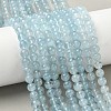 Natural Aquamarine Beads Strands G-D334-A01-6mm-1
