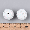 Handmade Polymer Clay Rhinestone with Resin Daisy Flower CLAY-T022-02D-4