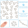 Unicraftale 30Pcs Ion Plating(IP) 304 Stainless Steel Spring Ring Clasps STAS-UN0052-57-5