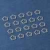 50Pcs Tibetan Style Alloy Bead Frame TIBEB-FS0001-10AS-10