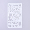 Plastic Reusable Drawing Painting Stencils Templates DIY-G027-G24-1