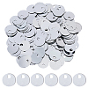 2500Pcs Plastic Pendants KY-DC0001-51B-1