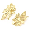 304 Stainless Steel Flower Stud Earrings for Women EJEW-U023-08G-3