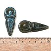 Natural Labradorite Carved Cabochons G-C152-10-3