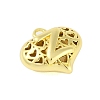 Hollow Brass Pendants for Valentine's Day KK-M289-03Z-G-2