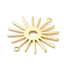 Brass Connector Charms KK-H435-10G-3