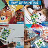 MAYJOYDIY US 1Pc PET Hollow Out Drawing Painting Stencils DIY-MA0005-23B-03-6