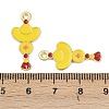 New Year's Day Alloy Enamel Pendants FIND-I067-03G-01-3