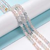 Natural Morganite Bead Strands G-P213-18-4mm-4