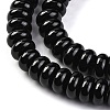 Natural Black Agate(Dyed & Heated) Beads Strands G-G177-F01-02-4