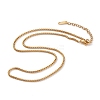 Vacuum Plating 304 Stainless Steel Box Chain Necklaces NJEW-JN03232-1