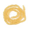 Frosted Transparent Glass Beads Strands LS-GLAA-N016-4mm-23-3