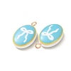Printed Alloy with Acrylic Pendants AL-CBAE25B-04B-G-3
