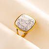 Adjustable 304 Stainless Steel Cuff Open Rings for Women LS-TI2692-8-1