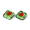 Handmade Spray Painted Lampwork Beads LAMP-N035-02F-3