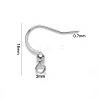 304 Stainless Steel French Earring Hooks X-STAS-S111-004-3