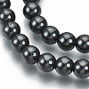 Non-magnetic Synthetic Hematite Beads Strands X-G-Q892-6mm-2