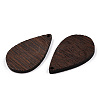 Natural Wenge Wood Pendants WOOD-T023-28B-01-3