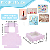 16Pcs 4 Colors Foldable Square Paper Storage Gift Boxes CON-PH0003-19-2