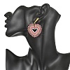 Glass Seed Bead Dangle Earrings EJEW-MZ00768-2