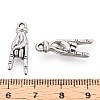 304 Stainless Steel Pendants STAS-T065-21A-P-3