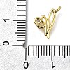 Brass Micro Pave Cubic Zirconia Pendants KK-B132-12G-K-3