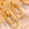304 Stainless Steel Stud Dangle Earrings FS-WG489C3-02-1