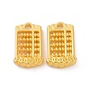 Rack Plating Alloy Pendants FIND-H034-02G-1