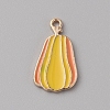 Thanksgiving Day Alloy Enamel Pendants PALLOY-WH0107-02F-KCG-1