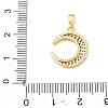 Brass Rhinestone Pendants RB-CBACCCF-01G-3