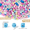 600Pcs Natural Wood Printed Beads WOOD-PA0001-48-2