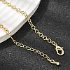 3.5MM Brass Rolo Chain Necklaces for Women NJEW-F366-02A-2