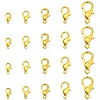 100Pcs 5 Styles Zinc Alloy Lobster Claw Clasps FIND-YW0006-16-1