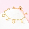 304 Stainless Steel Bracelets BJEW-D458-07G-1