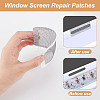 28Pcs 4 Styles Self-adhesive Plastic Window Screen Repair Patches DIY-DR0001-51-4