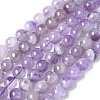 Natural Amethyst Beads Strands G-M445-8MM-01C-2