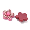 Tartan Pattern Opaque Resin Cabochons CRES-A061-01B-3