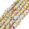 Handmade Lampwork Beads Strands LAMP-H071-01B-03-1