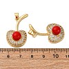Brass Micro Pave Cubic Zirconia Pendants KK-D390-14G-3