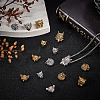 48Pcs 12 Styles Tibetan Style Alloy Beads FIND-DR0001-22-4