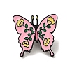 Butterfly Black Aolly Brooches JEWB-U004-06EB-06-1