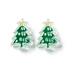 Christmas Decorations Theme Opaque Acrylic Bead with Enamel OACR-Z021-01L-1