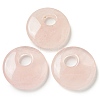 Natural Rose Quartz Pendants G-P547-01A-1