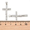 Easter Brass Micro Pave Clear Cubic Zirconia Pendants CU-CBADC6C-09P-01-3