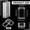 Acrylic Packing Boxes with Lids for Gold Bar CON-WH0085-142-2