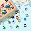 45Pcs 4 Styles Handmade Millefiori Glass Beads LAMP-YW0001-65-4
