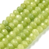 Dyed Natural Malaysia Jade Rondelle Beads Strands X-G-E316-2x4mm-41-1